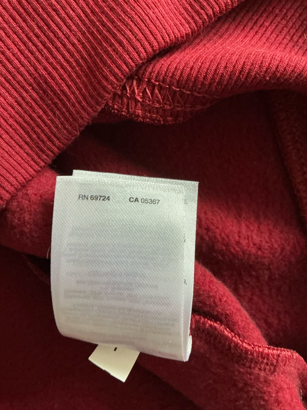 Columbia Men's Hart Mountain ll Maroon Quarter-Zip Pullover Sweatshirt XL - Picture 7 of 14